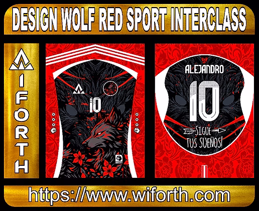 DESIGN WOLF RED SPORT INTERCLASS