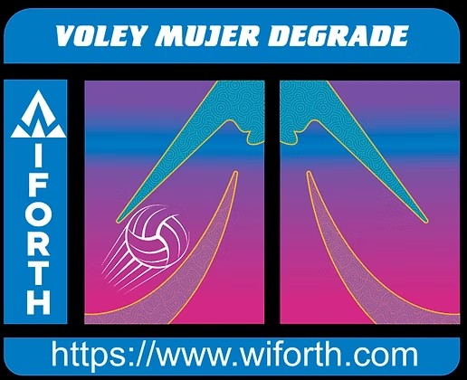 VOLEY MUJER DEGRADE