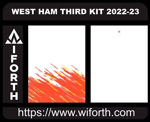 WEST HAM THIRD KIT 2022-23