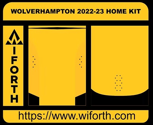 WOLVERHAMPTON 2022-23 HOME KIT