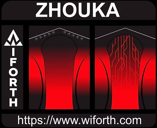 ZHOUKA DEGRADE RED