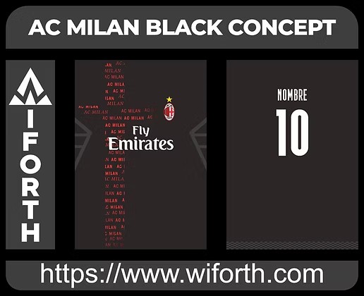 AC MILAN BLACK CONCEPT