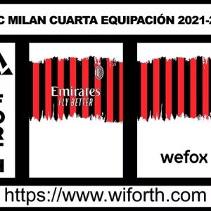 AC MILAN CUARTA EQUIPACION 2021 - 2022