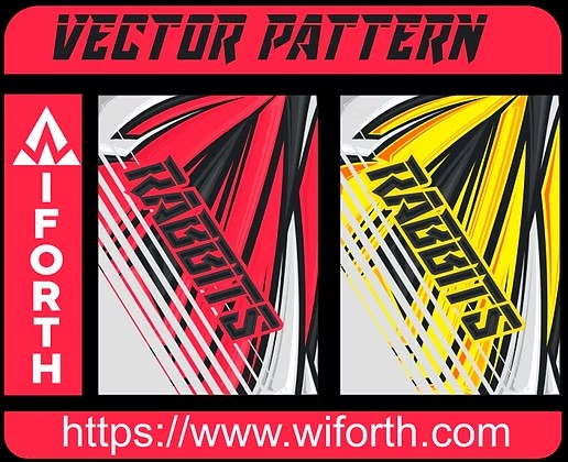 VECTOR PATTERN RABBITS 2023