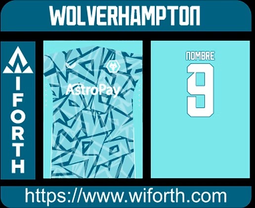 WOLVERTHAMPTON THIRD KIT 23-24