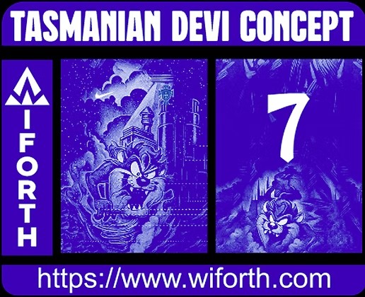 JERSEY TASMANIA DEVIL CONCEPT BLUE