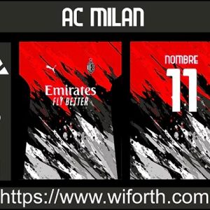 AC MILAN RED GRUNGE CONCEPT