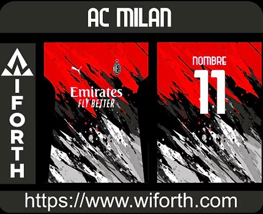AC MILAN RED GRUNGE CONCEPT