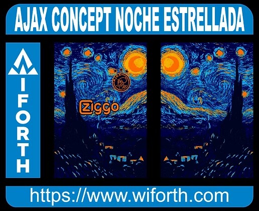 AJAX CONCEPT NOCHE ESTRELLADA
