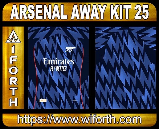 ARSENAL AWAY KIT 2025