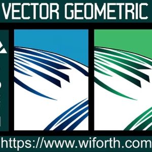 VECTOR GEOMETRIC BLUE
