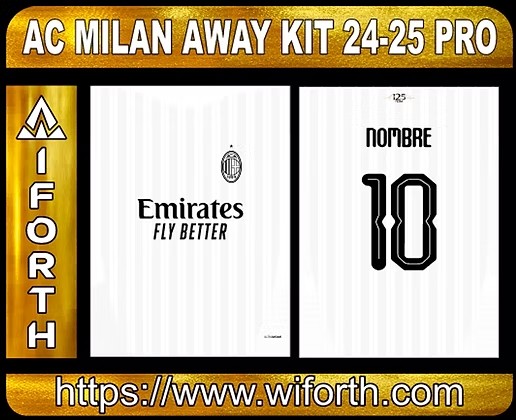 AC MILAN AWAY KIT24-25