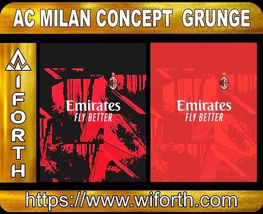 AC MILAN CONCEPT GRUNGE
