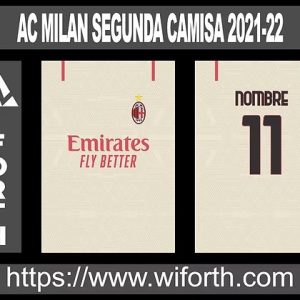 AC MILAN SEGUNDA CAMISA 2021-22