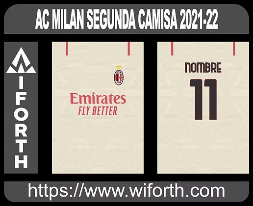 AC MILAN SEGUNDA CAMISA 2021-22