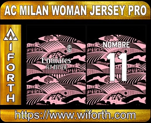 AC MILAN WOMAN JERSEY PRO