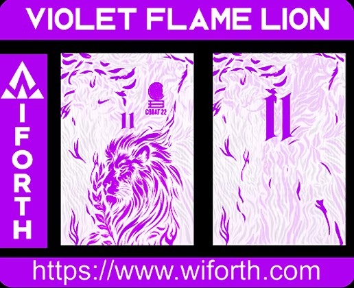 VIOLET FLAME LION