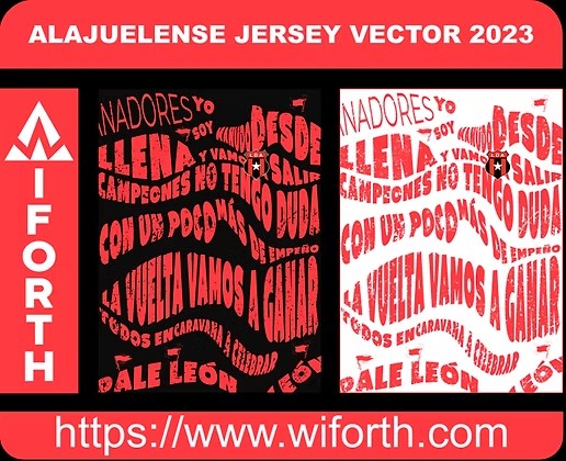 ALAJUELENSE JERSEY VECTOR 2023