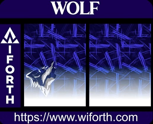 DESIGN WOLF DEGRADE CONCEPT