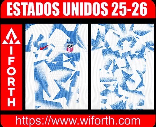 JERSEY USA 25-26 BLANCO AZUL STAR