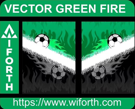 VECTOR GREEN FIRE