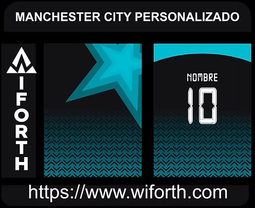 VECTOR MANCHESTER CITY PERSONALIZADO