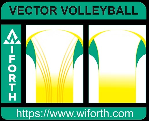 VECTOR VOLLEYBALL LINES CHINITOS